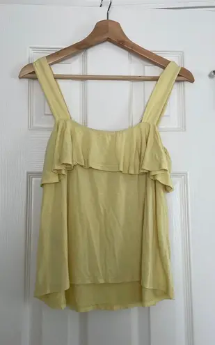 Mango Yellow Ruffle Tank