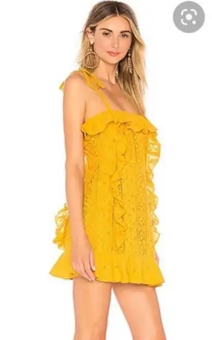 Majorelle COPY - Majorette Mara Mini Dress in Gold Horizon SZ XL