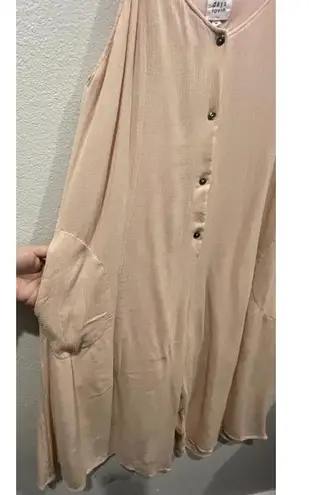 Somedays Lovin SOME DAYS LOVIN Peach Spaghetti Straps Jumpsuit