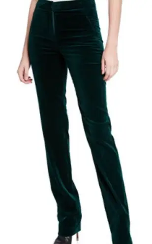 Elie Tahari Brown Velvet Leena Straight Leg Pant, NWT