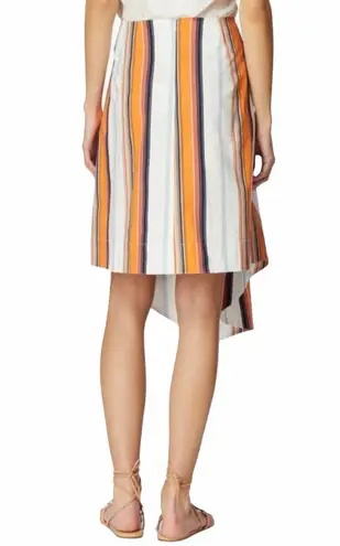 Habitual new ❤︎ Skylar Handkerchief Hem Skirt ❤︎ Tangerine Stripe ❤︎ Size 2 ❤︎