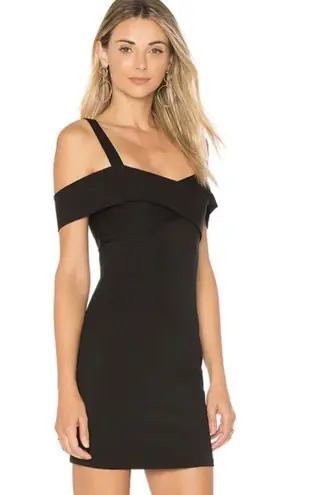 by the way. Black Bodycon Cold Shoulder Heart Shape Bust Mini Dress - XS