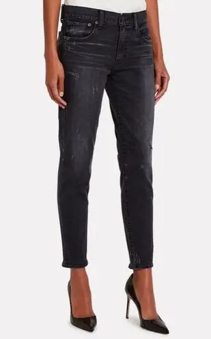 Moussy Vintage Black Distressed Velma Skinny Jeans sz 26