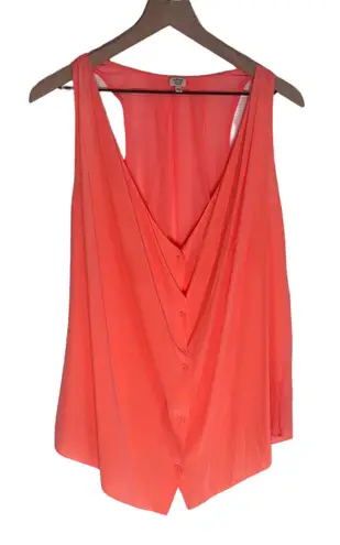 Wilfred Free 100% Silk Wilfred Button Sleeveless Top