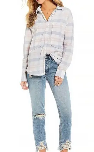 Free Planet Free People Oversized Plaid