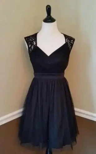 Mystic Black Lace & Mesh Sleeveless Party Dress by from ModCloth Whimsigoth S