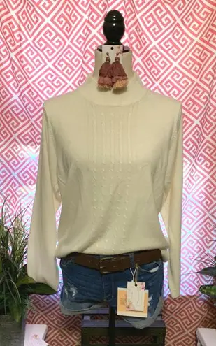 Allison Daley Ivory Sweater