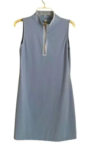 Spartina 449 Light Blue Knit A Line Dress Small