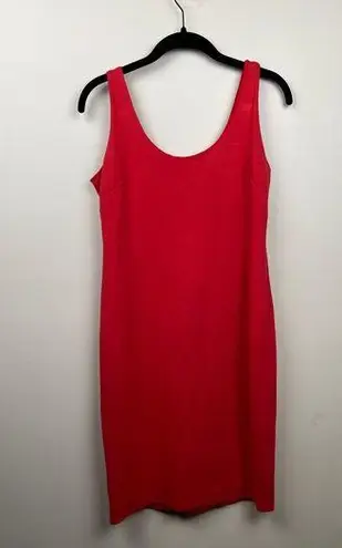 L'Agence L’Agence Red Sleeveless Midi Bodycon Dress - size Medium