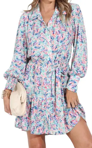 Veronica M Button Up Shirt Dress-Size Large. E77