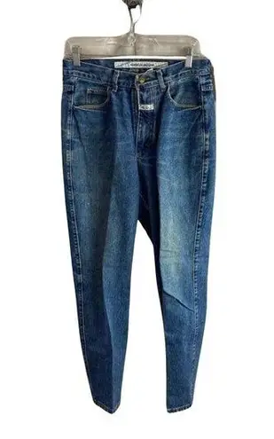 Marithé + François Girbaud Blue Slim Tapered Mom Jeans Size 20 Y2K Vintage Denim