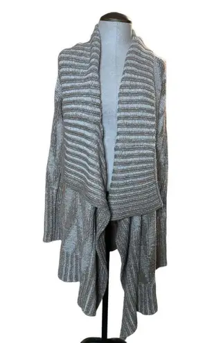 Staring At Stars Anthropologie Chunky Chevron Knit Cardigan Sweater Long S