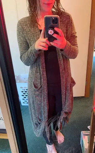 LuLaRoe Green Cardigan