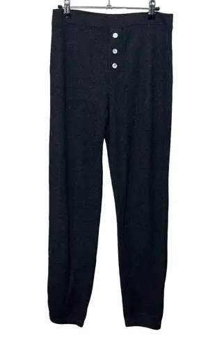 Rails Molly Waffle Lounge Pants Charcoal Women’s Size Small High Rise Tapered Le