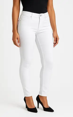 No Bo Low Rise Skinny White Denim 5pocket Stretch Modern Pants Size 13 summer