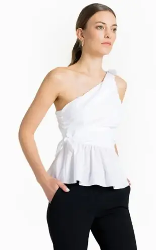ALC Frank A.L.C. Soraya One Shoulder Top Cotton Gathered size 10