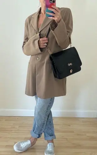 Salvatore Ferragamo COPY - Vintage Tan 3-Button Blazer Bell Sleeve Sz 10