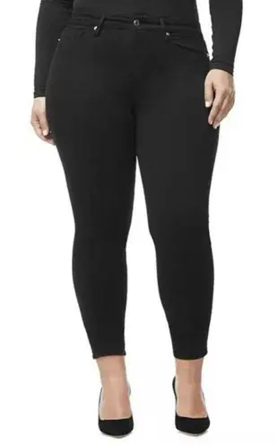 Good American NWT  Good Legs Low Rise V-Shape Skinny Stretchy Black Size 16