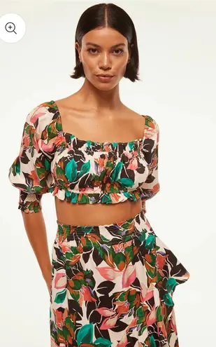 MISA Los Angeles Florian Top in Las Palmas Medium NWT MSRP $230