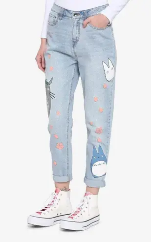 Her Universe Studio Ghibli My Neighbor Totoro Sakura Mom Jeans Anime Manga Light Junior Sz 3