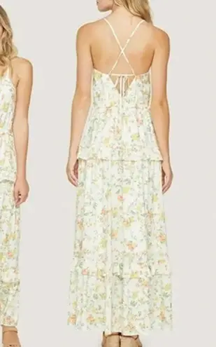 Lost + Wander Big Escape Floral Tiered Maxi Dress Size Medium