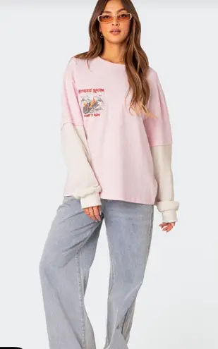 Edikted Layered Long Sleeve T-Shirt