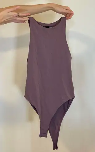 ZARA Purple Halter Bodysuit