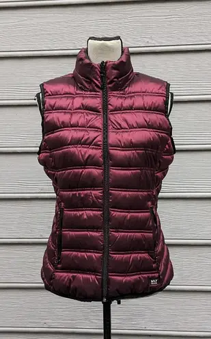 Marc New York Reversible Quilted Vest with Hidden Hood