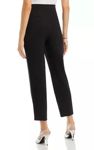 Generation Love Jenise High Rise Pleated Cropped Crepe Pants size 2 Black