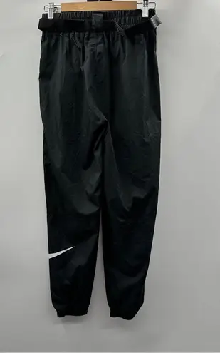 Nike  Tech Pack Woven Belted Black & White Swoosh Jogger Pants Size S