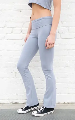 Brandy Melville Priscilla Light Blue Gray Slightly Flared Yoga Pants XS/S