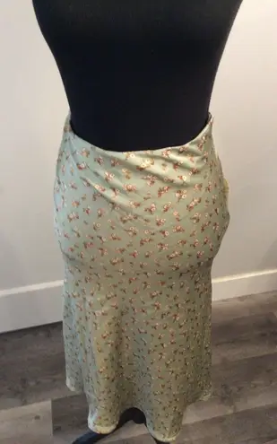 New NWT Altard' State Floral Sage Skirt Size Medium M (69.95) Green