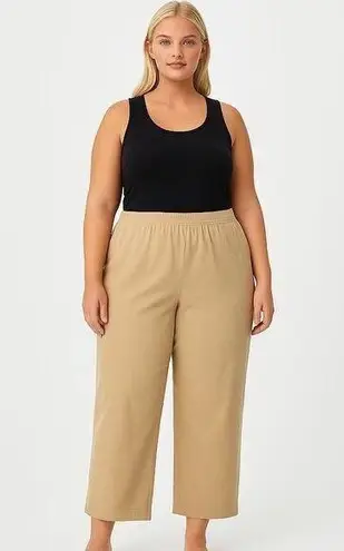 ALFRED DUNNER Tan Gartered Trouser Size 12