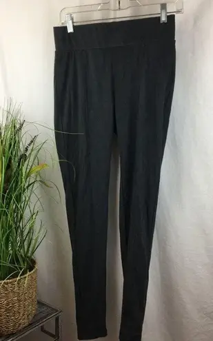 Seven7 Dark Gray Faux Suede High Waist Leggings S