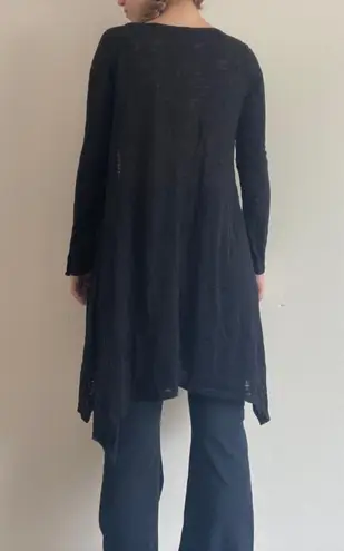 Joyce Leslie Black Long flowy Cardigan