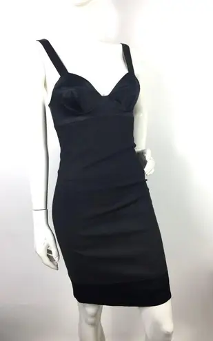 Rebecca Taylor Wool Underwire Bustier Fitted Bodycon Dress 0