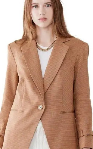 Veronica Beard Amadi Classic Dickey Blazer in Chai Size 2