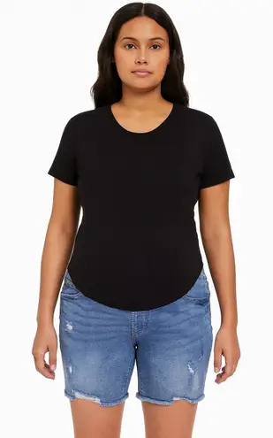 Time and Tru Maternity Bermuda Shorts with Full Panel