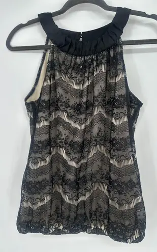 Wrapper Vintage Y2K Halter Top Black Lace Whimsigoth Dark Fairy Grunge Small