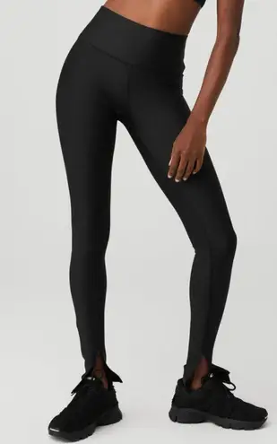 Alo Yoga Alo High-Waist Airlift Elongated Leggings Black Hi-Rise Tights Pant V-Back Align