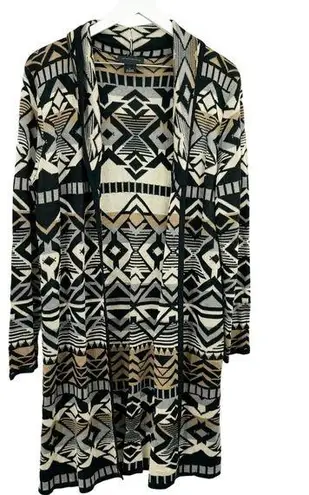Investments Bohemian Aztec Cardigan Sweater Size Large