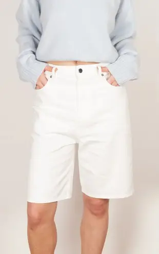 Loulou Studio Isu Shorts in Ivory 25 New Womens Bermuda Long Knee White