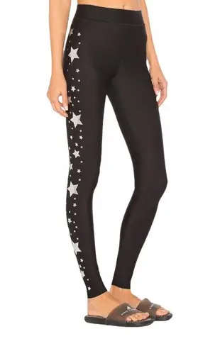 Ultracor Stellar Leggings in Nero & Silver Size Small