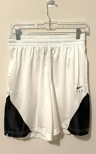 Nike  Fly Loose Basketball Shorts White Black Size Women's Small NEW