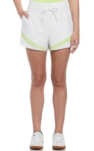 Original Penguin High Waist Tennis Shorts White