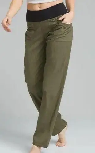 prAna Summit Pants in Charcoal Heather/Cargo Green Heather Size S