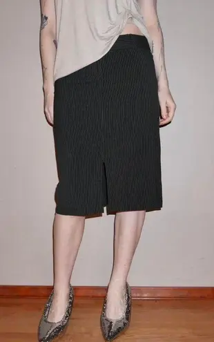 Candy Rain Black And White Pinstripe Mini Skirt Size L