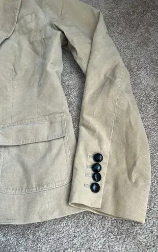 Banana Republic Khaki Corduroy Blazer