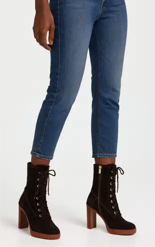 Tod's Tod’s Brown Suede Altraversione Lace-Up Zip Heeled Boots – NIB EU 34.5 / US 4.5