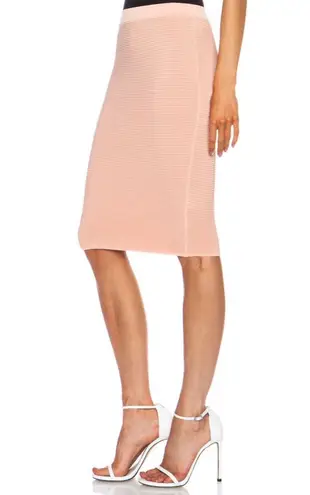 Jonathan Simkhai antique rose ribbed-knit pencil skirt size S small